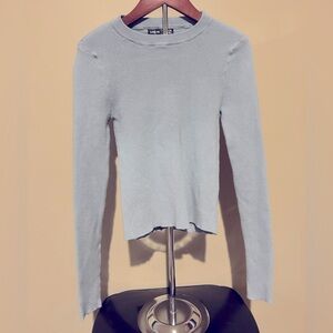 Light Blue Cropped sweater